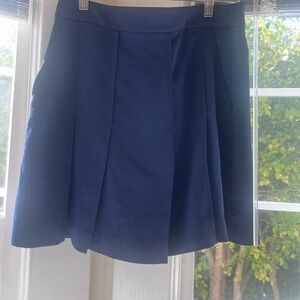 Fun Vince pleated mini skirt in navy